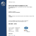 Metallink recebe certificação internacional de qualidade na norma ISO 9001:2015